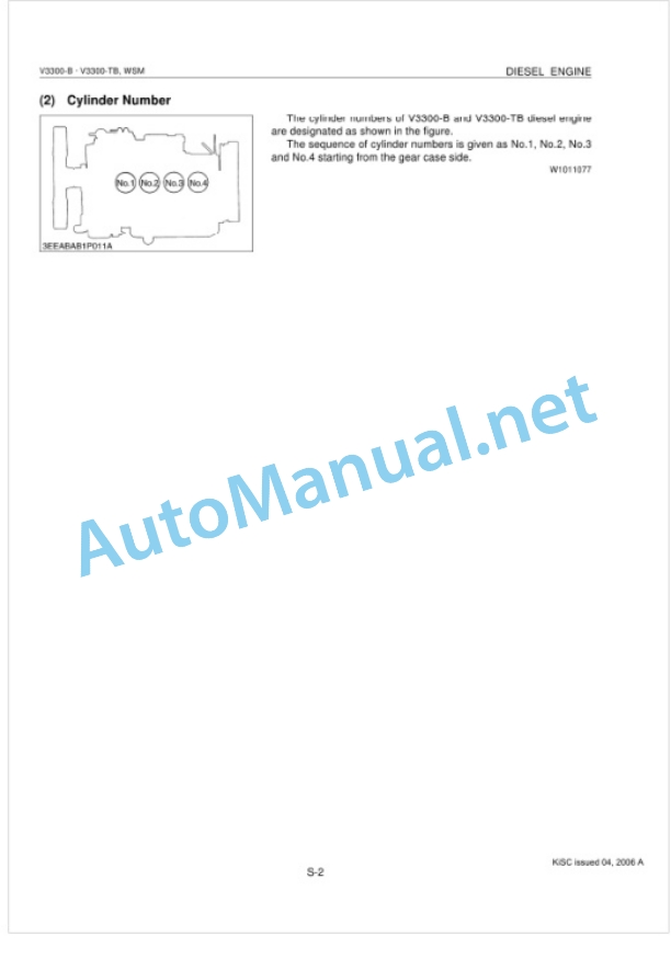 Kubota V3300-B, V3300-TB Diesel Engine Workshop Manual PDF-2