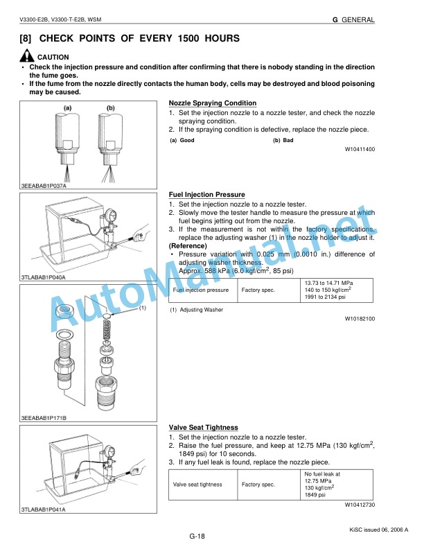 Kubota V3300-E2B, V3300-T-E2B Diesel Engine Workshop Manual PDF-2