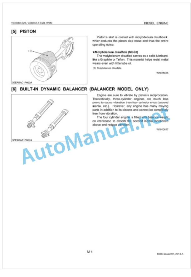 Kubota V3300DI-E2B, V3300DI-T-E2B Diesel Engine Workshop Manual PDF-3