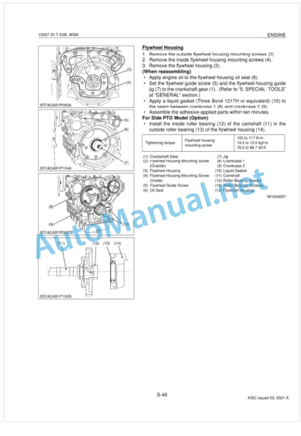 Kubota V3307-DI-T-E2B Diesel Engine Workshop Manual PDF-5