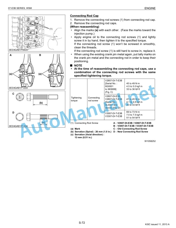 Kubota V3307 Diesel Engine Repair Manual-5