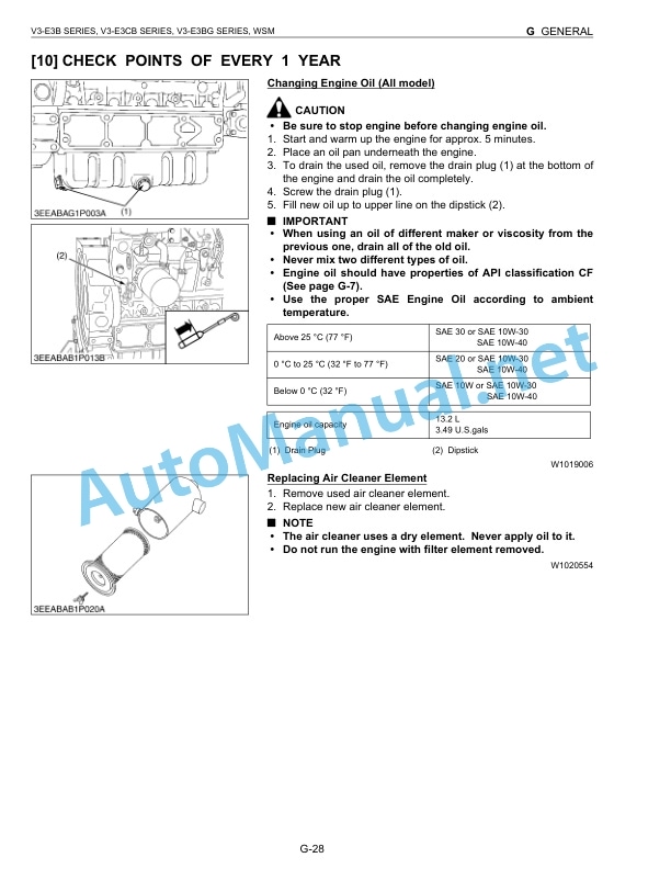 Kubota V3600-E3, V3600-T-E3, V3800-DI Workshop Manual PDF-2