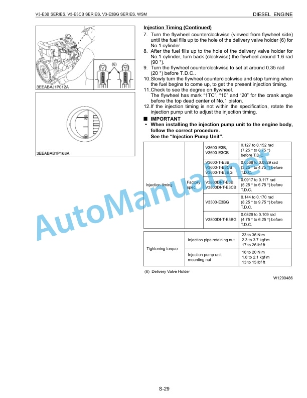 Kubota V3600-E3, V3600-T-E3, V3800-DI Workshop Manual PDF-4