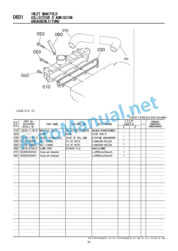 Kubota V3600-T-E3B-EU-ZH4 Diesel Engine Parts Manual PDF-5