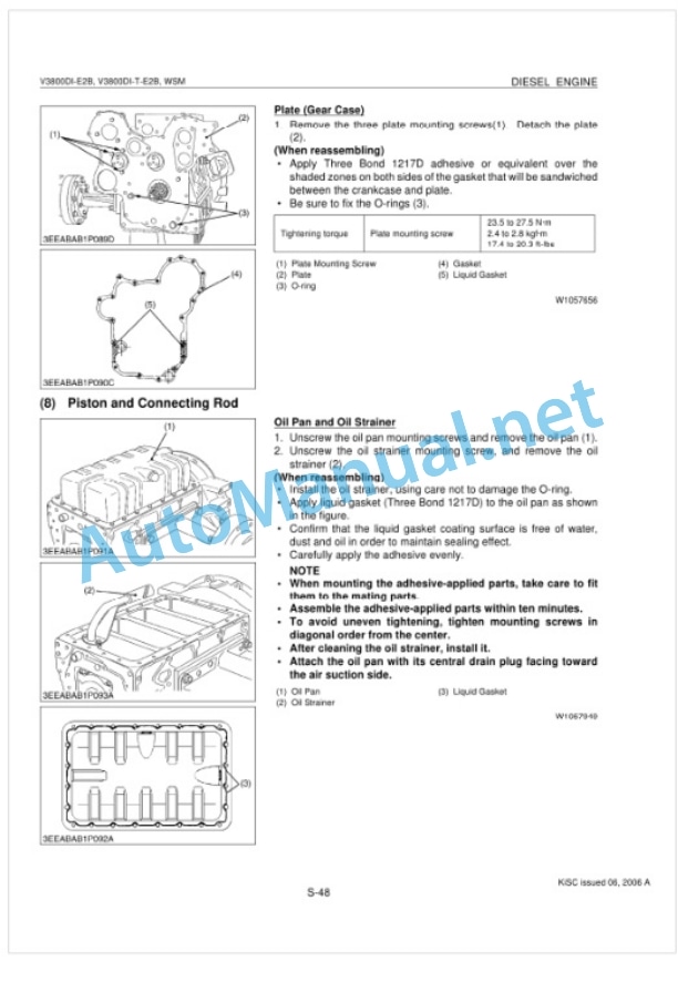 Kubota V3800DI-E2B, V3800DI-T-E2B Diesel Engine Workshop Manual PDF-5