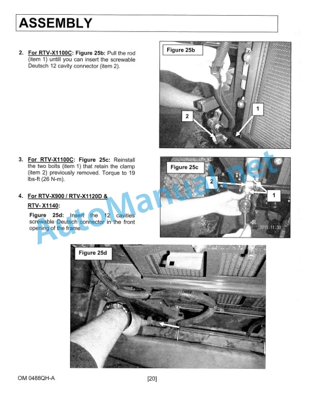 Kubota V5293B-4 Point Hitch, Power Unit Operators Manual PDF-3