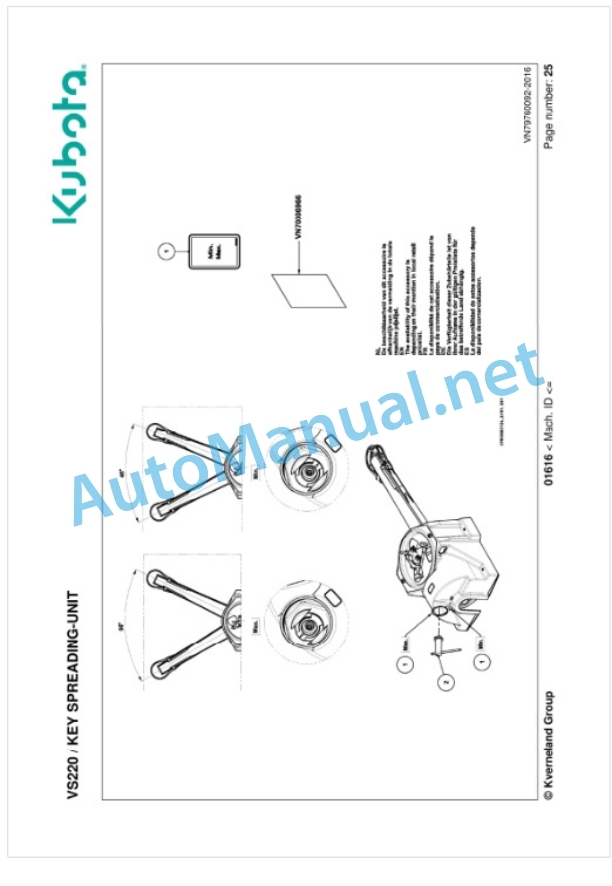 Kubota VS220 Parts Manual PDF-4