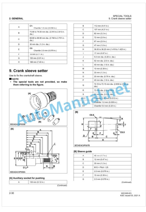 Kubota WG1605-E3 Gasoline, LPG, Natural Gas Engine Workshop Manual PDF-3