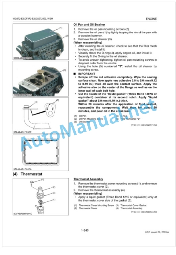 Kubota WG972-E2, DF972-E2, DG972-E2 Gasoline LPG Natural Gas Engine Workshop Manual PDF-5