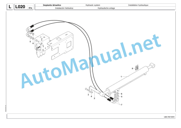 Kubota WR1250 J Bale Wrapper Parts Manual PDF-4