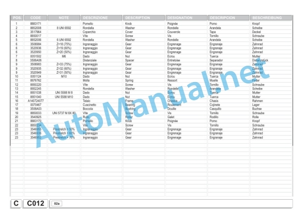 Kubota WR1400 J Bale Wrapper Parts Manual PDF-3