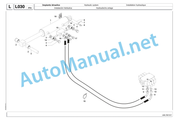 Kubota WR1400 J Bale Wrapper Parts Manual PDF-4