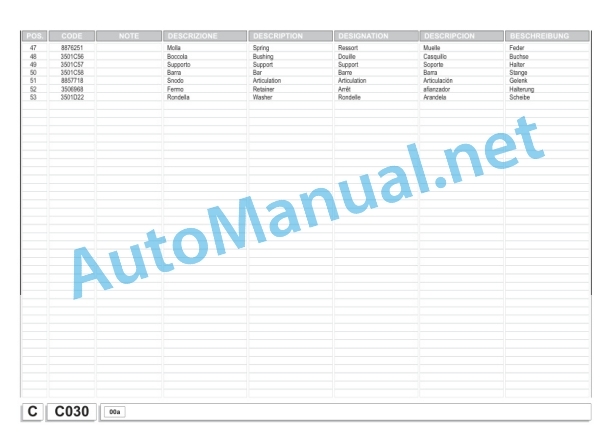 Kubota WR1850 J2 Bale Wrapper Parts Manual PDF-3