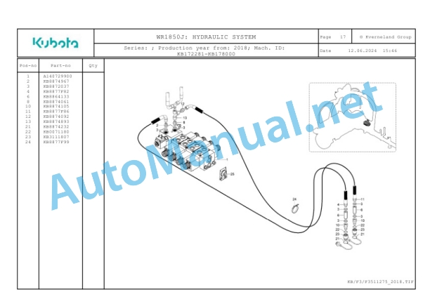 Kubota WR1850J Parts Manual PDF-4