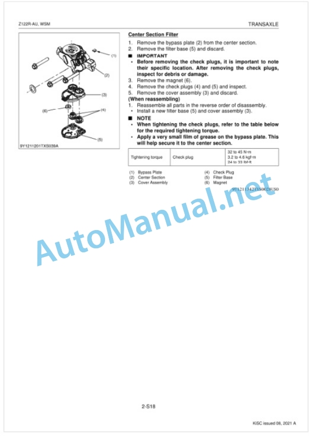 Kubota Z122R-AU Utility Vehicle Workshop Manual PDF-4