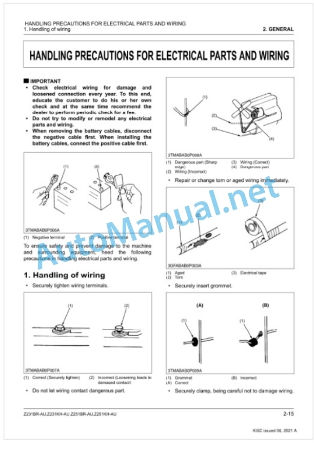 Kubota Z231BR-AU, Z231KH-AU, Z251BR-AU, Z251KH-AU Workshop Manual PDF-2