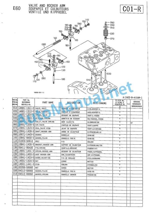 Kubota Z402-B-AIXAM-1 Diesel Engine Parts Manual PDF-5