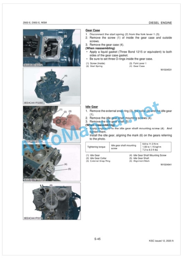 Kubota Z602-E, D902-E Diesel Engine Workshop Manual PDF-4