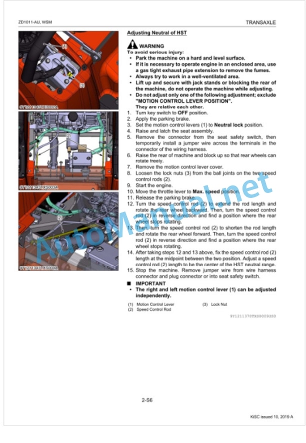 Kubota ZD1011-AU Workshop Manual PDF-4