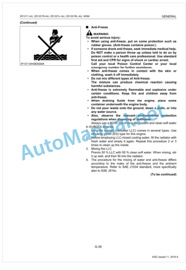 Kubota ZD1211-AU, ZD1221R-AU, ZD1221L-AU, ZD1211RL-AU Workshop Manual PDF-2