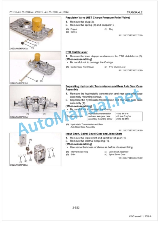 Kubota ZD1211-AU, ZD1221R-AU, ZD1221L-AU, ZD1211RL-AU Workshop Manual PDF-4