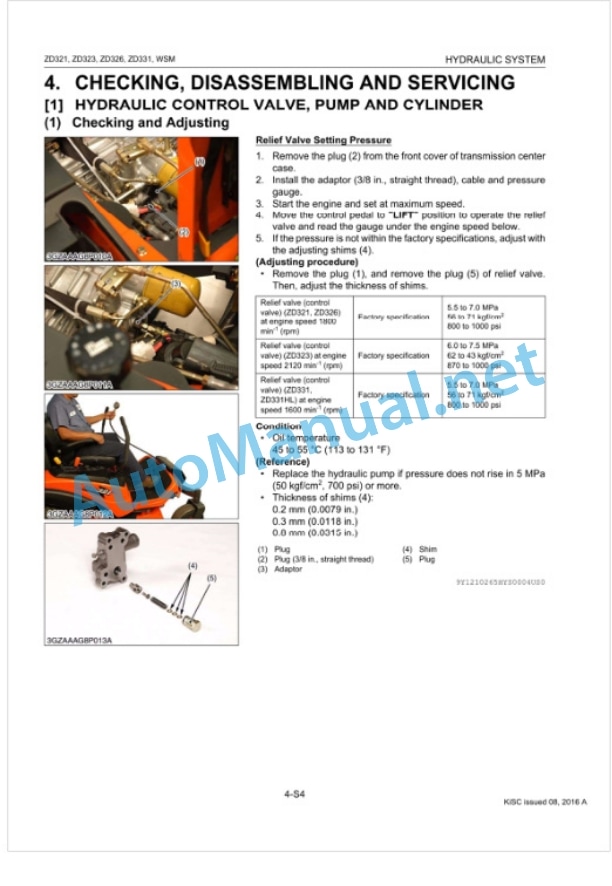 Kubota ZD321, ZD323, ZD326, ZD331 Workshop Manual PDF-5