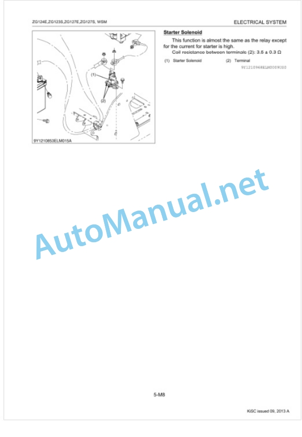 Kubota ZG124E, ZG123S, ZG127E, ZG127S Workshop Manual PDF-5