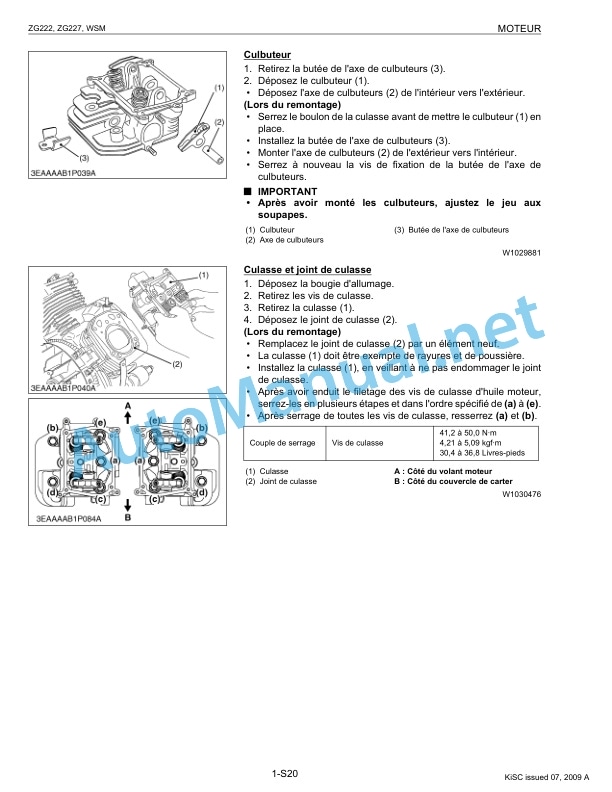 Kubota ZG222, ZG227 Supplement Workshop Manual PDF-3