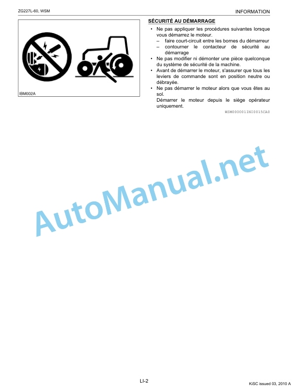 Kubota ZG227L-60 Supplement Workshop Manual PDF-2