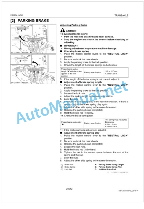 Kubota ZG327A Workshop Manual PDF-4