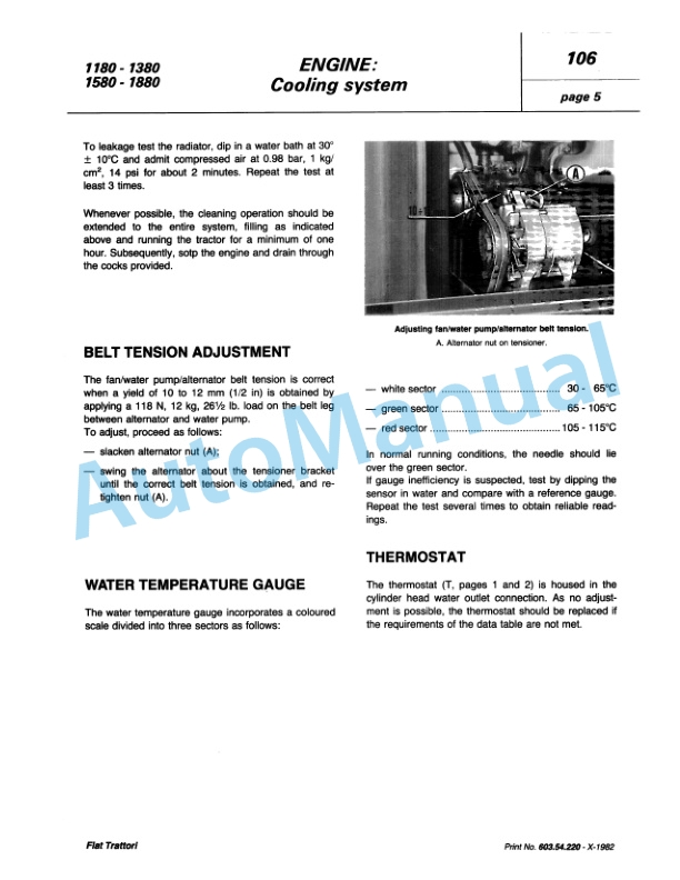 Fiatagri 1180, 1280, 1380, 1580, 1880 Tractor Workshop Manual 06910064 - Image 3