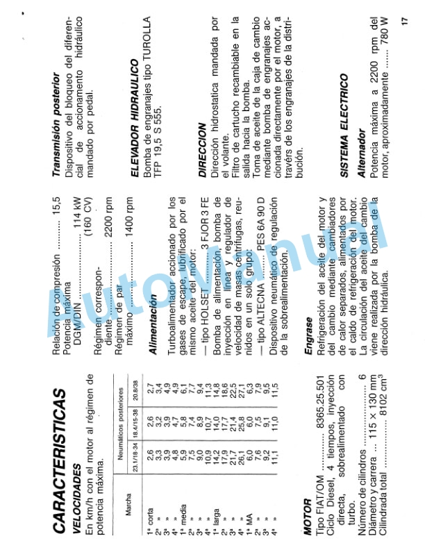 Fiatagri 1580 Turbo Tractor Operation and Maintenance Manual 06910275 5 Fiatagri 1580 Turbo Tractor Operation and Maintenance Manual 06910275-5