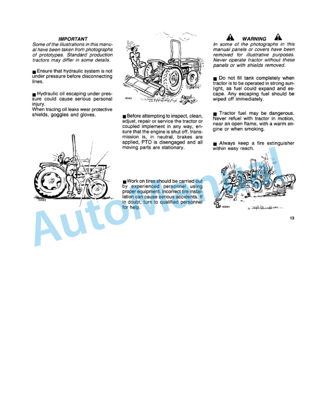 Alternative view of Fiatagri 35-66, 35-66DT Tractor Operation and Maintenance Manual 06910283