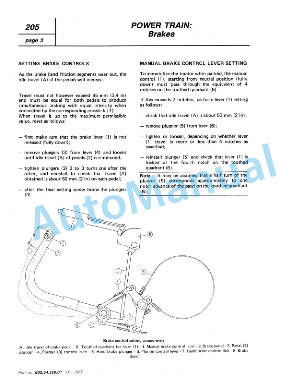 Fiatagri 446, 446DT Tractor Workshop Manual 06910073 4 Fiatagri 446, 446DT Tractor Workshop Manual 06910073 - Image 4