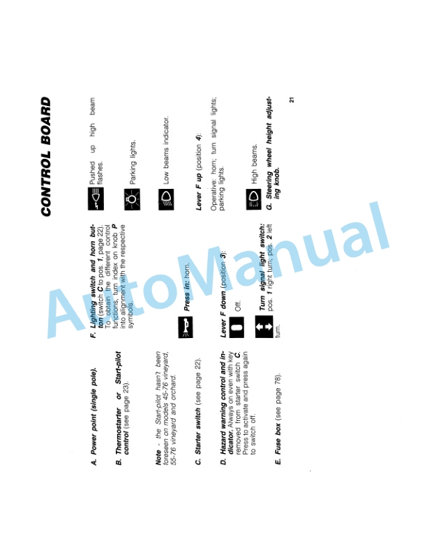 Fiatagri 45-76, 55-76, 60-76, 70-76, 70-76LP, 80-76 Tractor Operation and Maintenance Manual 06910166-2