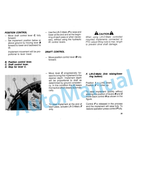 Fiatagri 50-86, 55-86, 60-86, 70-86 Tractor Operation and Maintenance Manual 06910285 3 Fiatagri 50-86, 55-86, 60-86, 70-86 Tractor Operation and Maintenance Manual 06910285 - Image 3