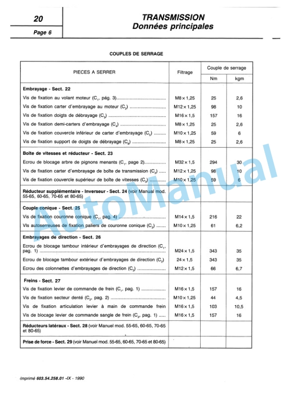 Fiatagri 55-65, 60-65, 70-65, 80-65, 465C, 565C, 665C, 765C Tractor Workshop Manual 06910097 3 Fiatagri 55-65, 60-65, 70-65, 80-65, 465C, 565C, 665C, 765C Tractor Workshop Manual 06910097 - Image 3