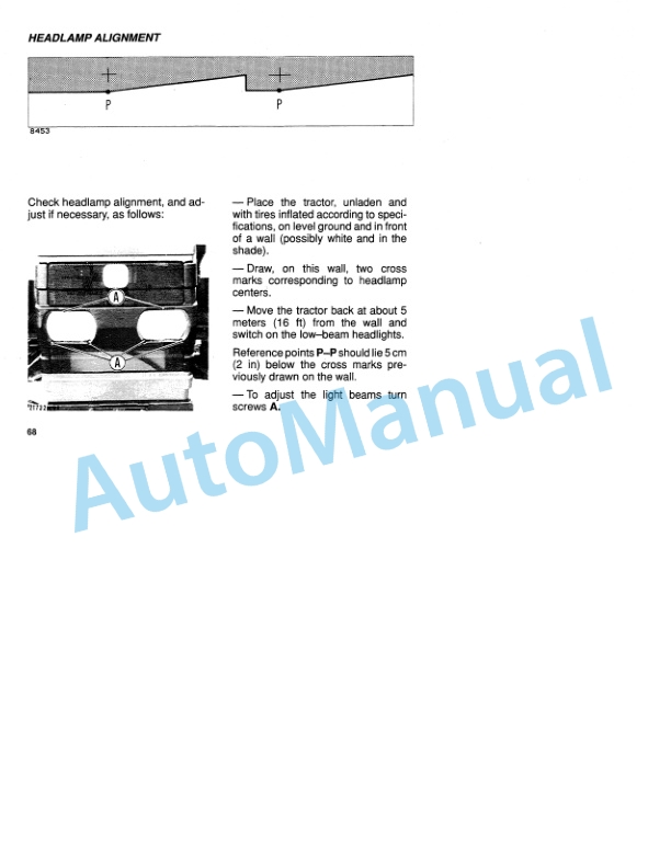 Fiatagri 55-66S, 60-66S, 65-66S, 70-66S, 80-66S Tractor Operation and Maintenance Manual 06910287 4 Fiatagri 55-66S, 60-66S, 65-66S, 70-66S, 80-66S Tractor Operation and Maintenance Manual 06910287 - Image 4