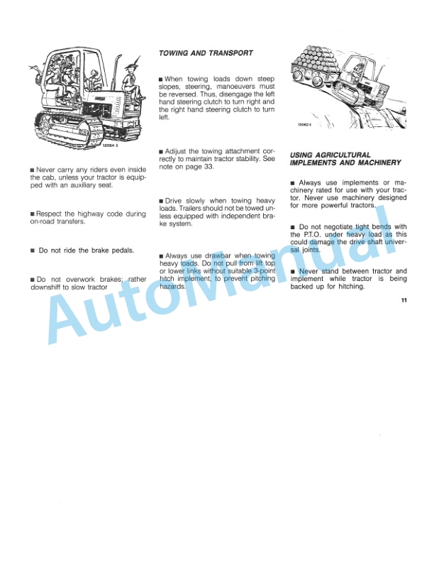 Alternative view of Fiatagri 55-75, 55-75DT, 60-75DT Tractor Operation and Maintenance Manual 06910156