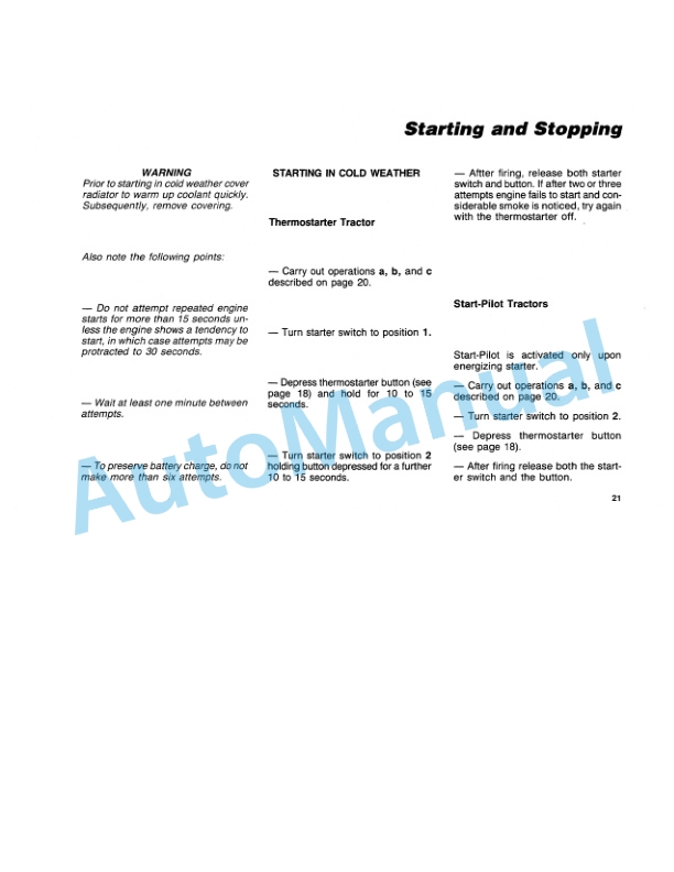 Alternative view of Fiatagri 55-88, 60-88, 65-88, 70-88, 80-88 Tractor Operation and Maintenance Manual 06910284