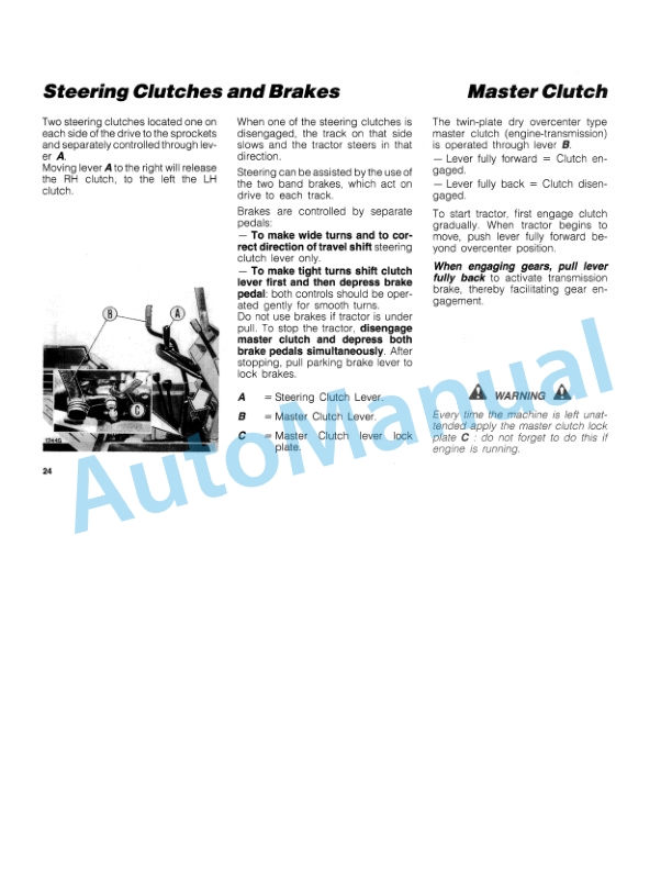 Fiatagri 60-75, 70-75, 80-75 Tractor Operation and Maintenance Manual 06910158 3 Fiatagri 60-75, 70-75, 80-75 Tractor Operation and Maintenance Manual 06910158-3