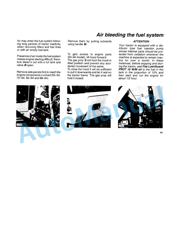 Fiatagri 60-94, 65-90, 72-94, 82-94, 88-94 Turbo Operation and Maintenance Manual 06910269 4 Fiatagri 60-94, 65-90, 72-94, 82-94, 88-94 Turbo Operation and Maintenance Manual 06910269 - Image 4