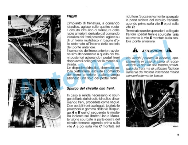 Alternative view of Fiatagri 70-90, 70-90DT, 80-90, 80-90DT Tractor Operation and Maintenance Manual 06910143