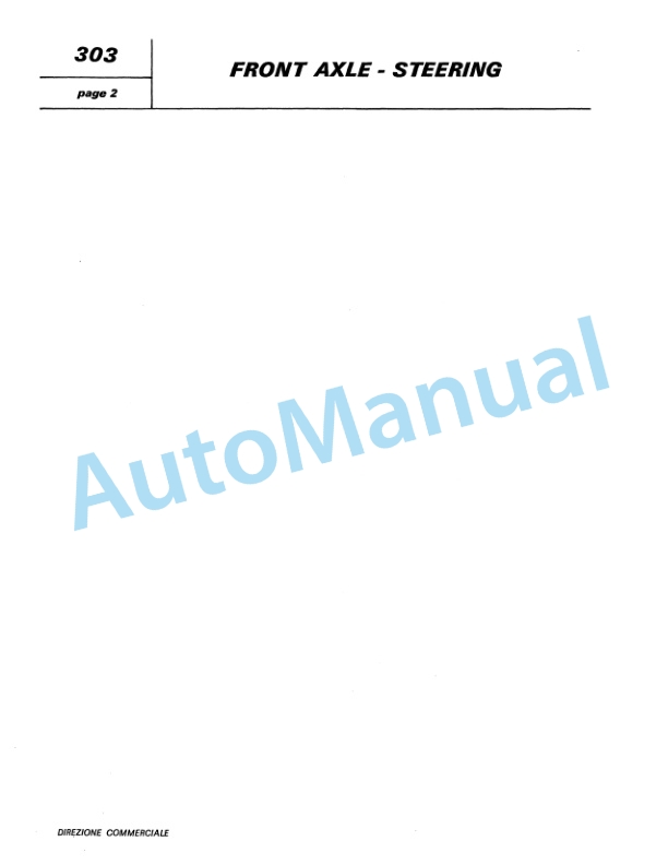 Fiatagri 780, 780DT, 880, 880DT Tractor Workshop Manual 06910052 5 Fiatagri 780, 780DT, 880, 880DT Tractor Workshop Manual 06910052 - Image 5