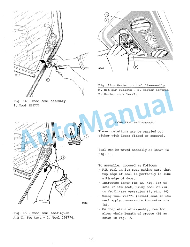 Fiatagri 80 Series Wheel Tractor Workshop Manual 06910060 - Image 4