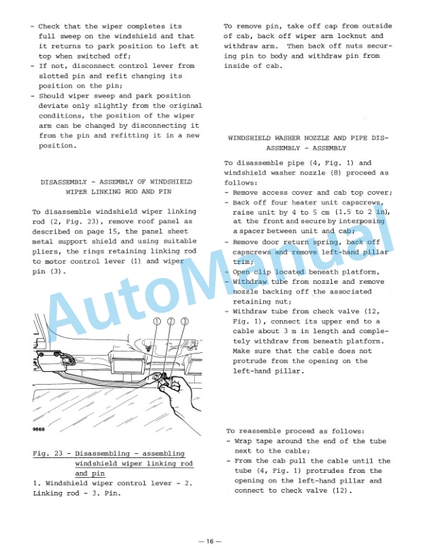 Fiatagri 80 Series Wheel Tractor Workshop Manual 06910060 - Image 5