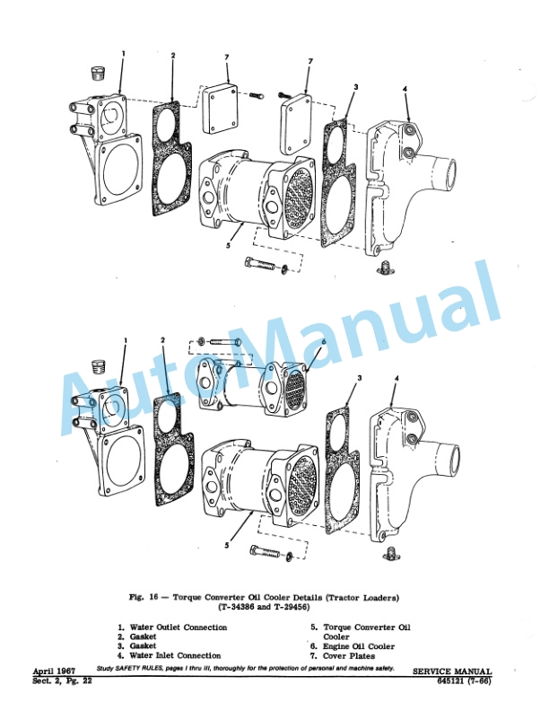 Alternative view of Fiatallis 10000, 11000, 11000MKII, 685T Engine Service Manual 70645121