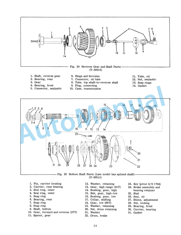 Fiatallis 100C, 100B, M100, M70 Motor Grader Service Manual 70693862-4