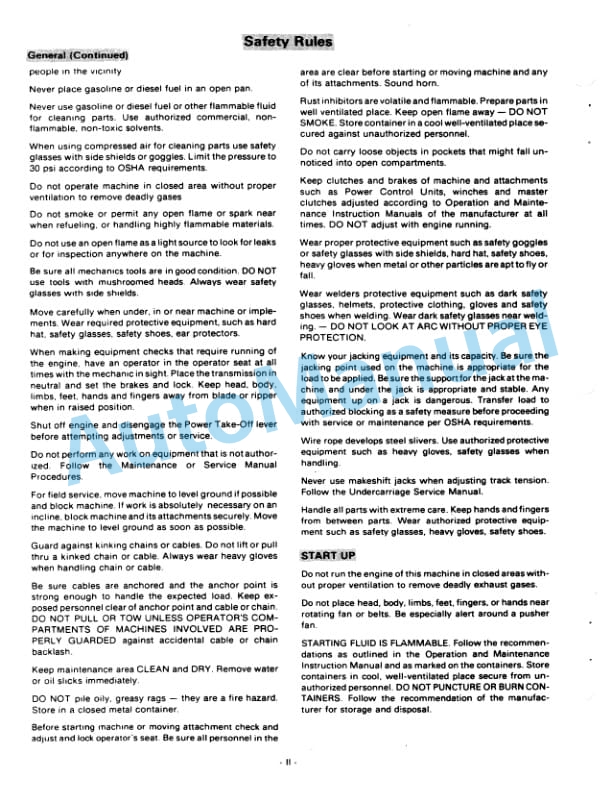 Alternative view of Fiatallis 100C, 150C, 200C Motor Grader Service Manual 70690857