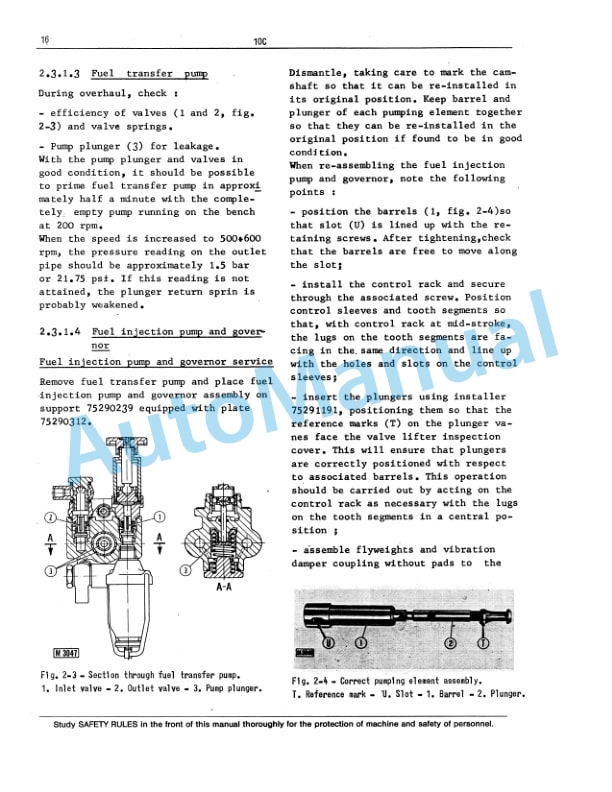 Fiatallis 10C Crawler Dozer Service Manual 60406181-2
